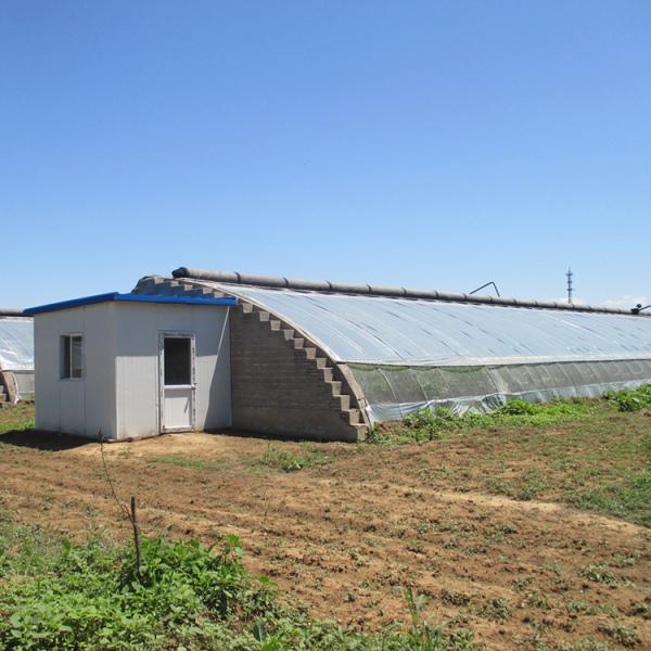 Quality Steel Frame Solar Passive Greenhouse With Automatic Irrigation System for sale