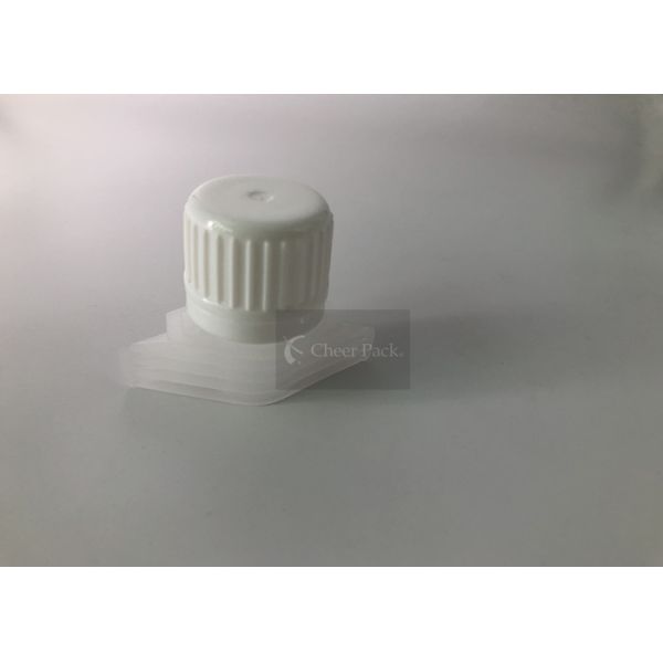 Flexible Packaging Spout Cap Injection Modeling Blue Color PE Material