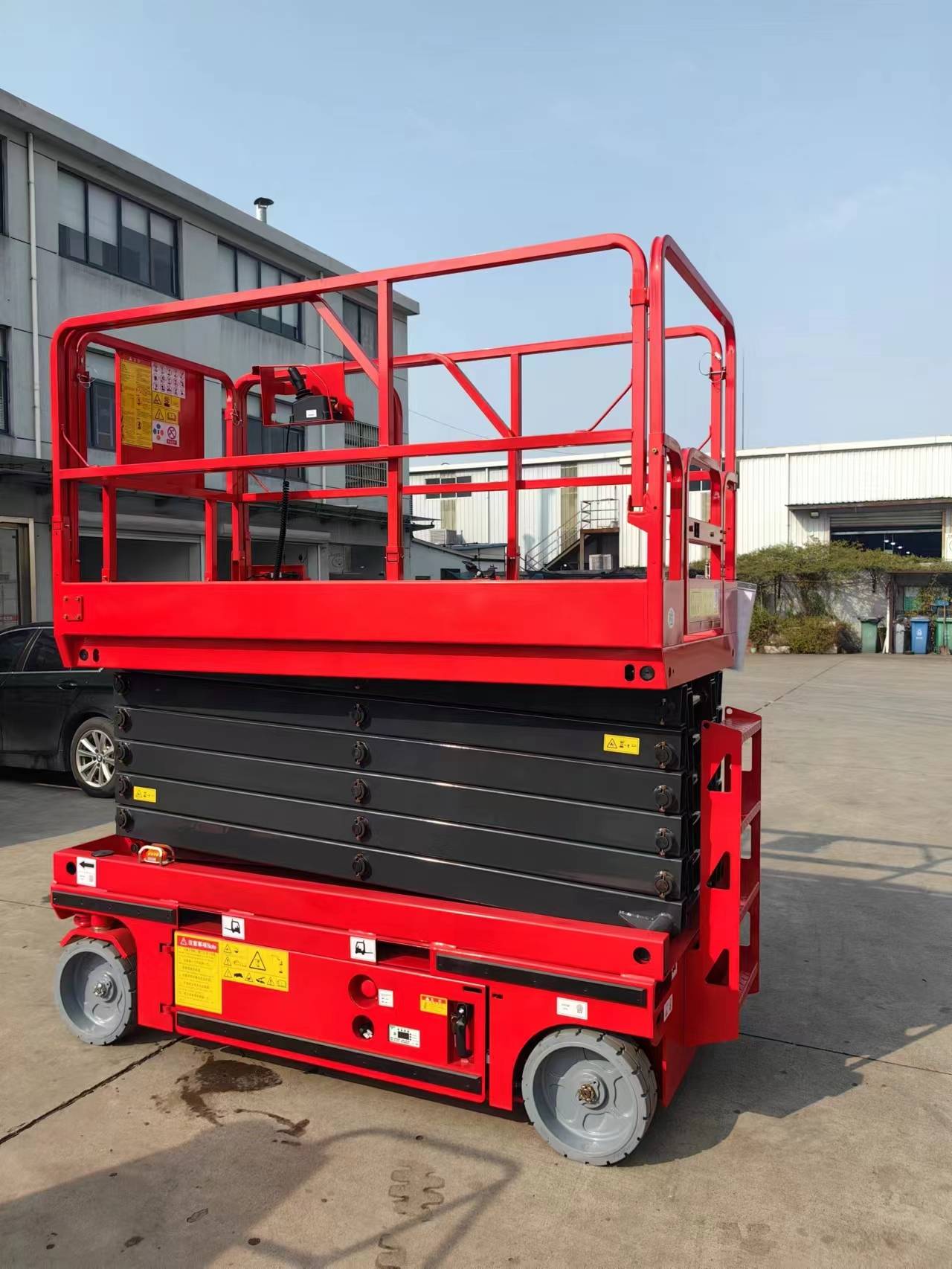 450 kg capacity 8 m 10 m self-propelled double scissor aerial work electric hydraulic platform lift