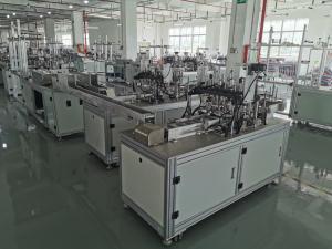 High Capacity Cupped Face Mask Machine Low Failure Rate With Two Output Line