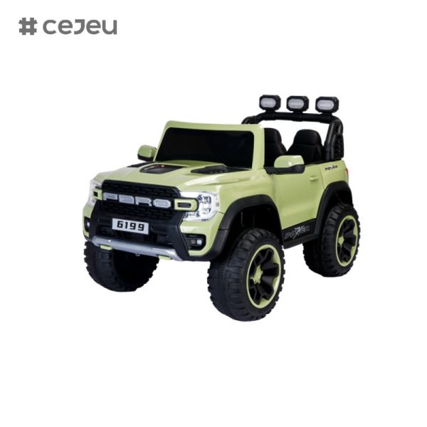 Kintex Electric Powered Ride on Toys, Battery-Operated Ride on Jeep, Remote Control, Led Lights, Bluetooth Music,12v