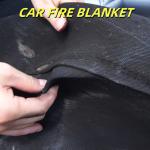 EV Fire Blanket Kit Gray 550℃ Thermal Resistance