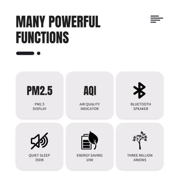 Bluetooth PM2.5 Air Filter