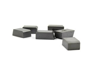 Durable Carbide Turning Tips , Metal Cutting Tips Stable Chemical Properties