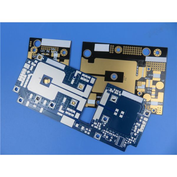 1OZ RF-60TC Printed Circuit Board 5mil 0.25mm with Immersion Gold