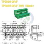 Pluggable Double Level Terminal Block Headers 2*2-2*22 Poles 5.08mm 300V 18A