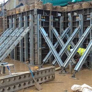 China 4.0m Scaffolding Metal Steel Adjustable Shoring Prop For Concrete Formwork on sale