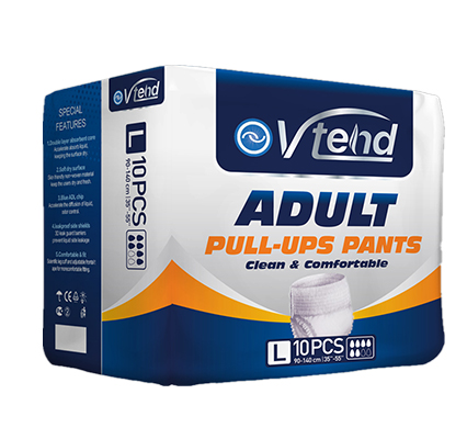 Anti-Leak 3D Leak Prevention Channel Japanese Adult Pull On Ups Diaper Pants for Night