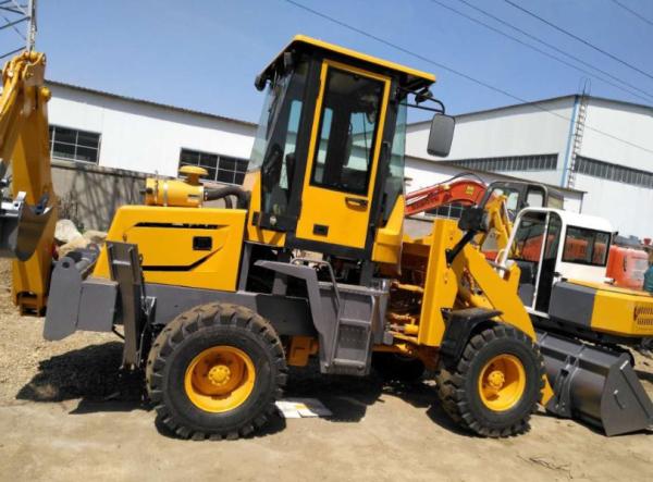 Quality 50hp Mini Tractor Backhoe Loader , 3t Front End Loader Backhoe for sale