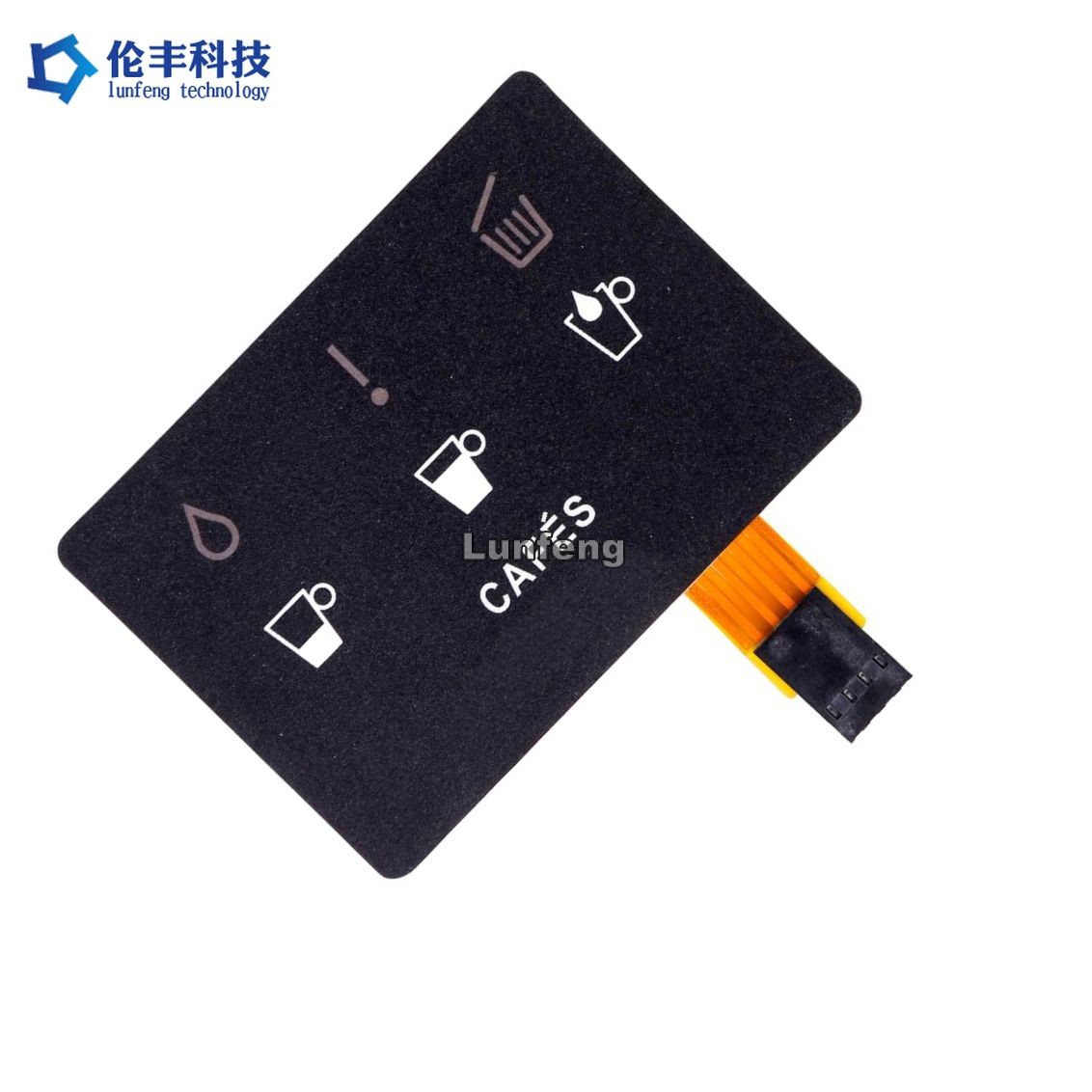 FPC Circuit Membrane Switch Keypad , Matte Membrane Keyboard Switch