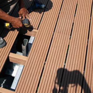 China Garden WPC Decking Panel Suppliers Customized Multifunctional on sale