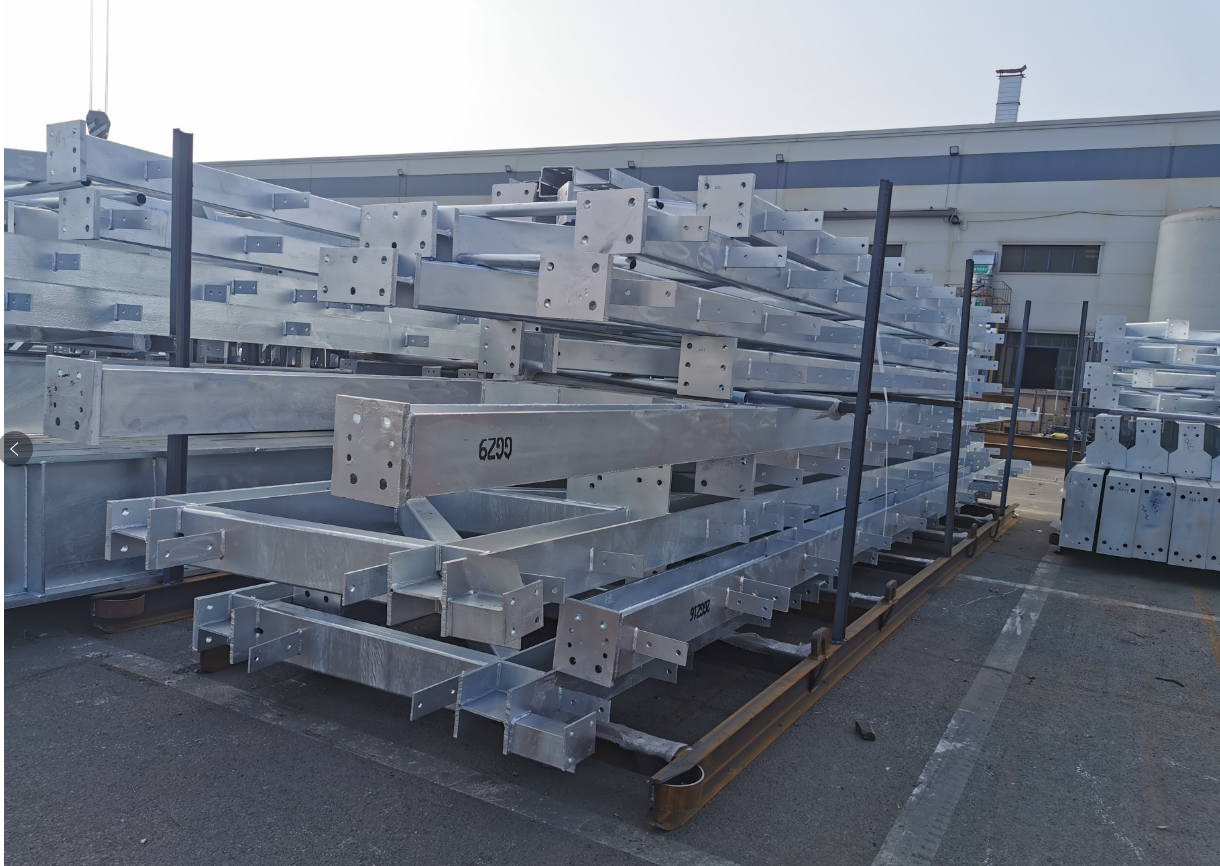 Prefabricated Steel Hangar with 200 Km/h Wind Load for Warehouse