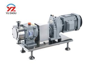 China Sanitary Feeding Rotary Lobe Pump High Viscosity With Heat Jacket wholesale