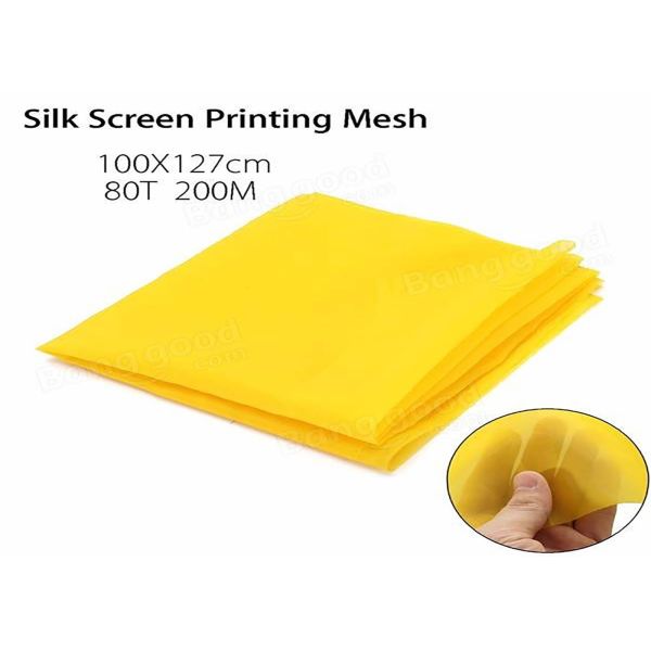 Plain Weave Pet 1500 Meterial Polyester Screen Printing Mesh For Stationary Printing