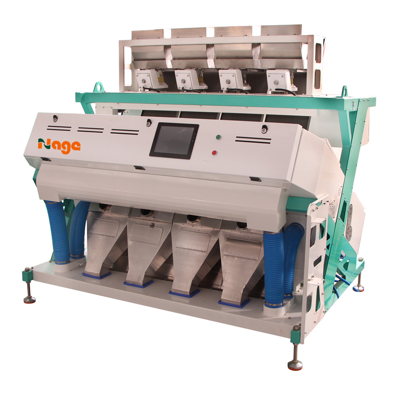 600-900kg/H Rice Color Sorting Machine Precise Automatic Correction System