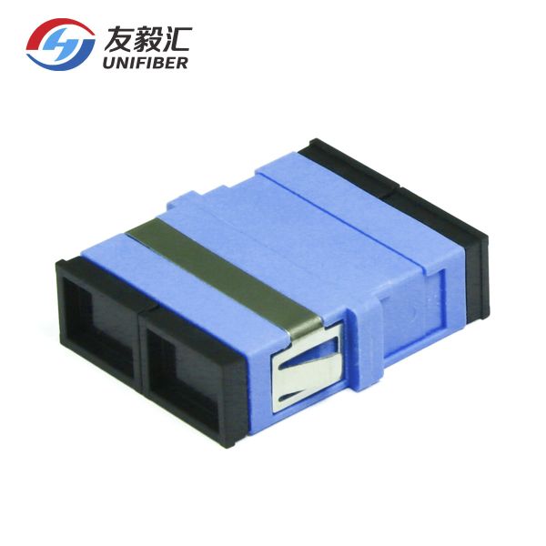 95%RH FTTx SC/UPC To SC/UPC Duplex Fiber Optic Adapter