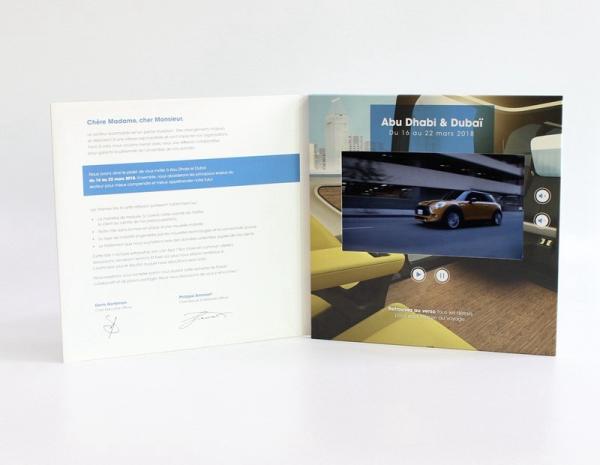 Quality High - end touch screen personality lcd video mailer for birthday parties for sale