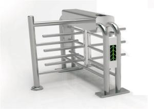 China Entrance Security Half Height Turnstile Door With Fingerprint Reader on sale