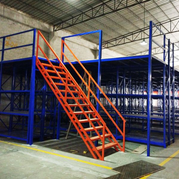 Powder Coating Mezzanine Racking System Q235B Mezzanine Floor Racking