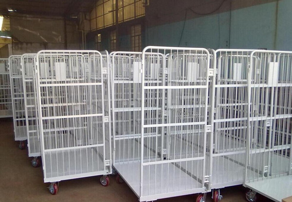 Industrial Durable Roll Container Trolley Heavy Duty Large Load Capacity