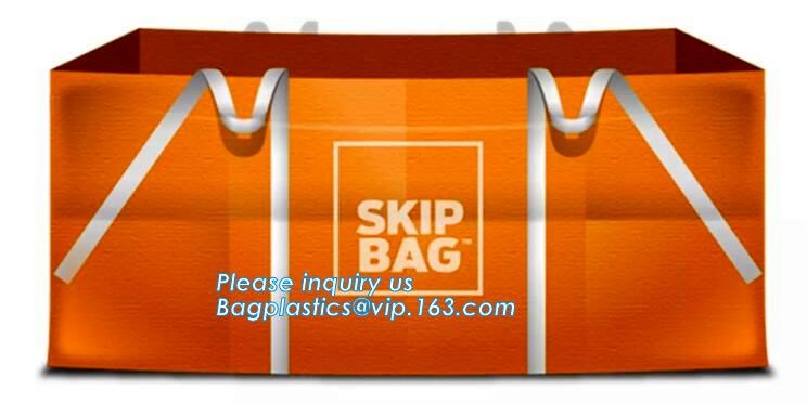 polypropylene woven plastic jumbo bag pp big bag for sand, building material, 500kg-1000kg PP Woven Jumbo Bag Big Bag wi