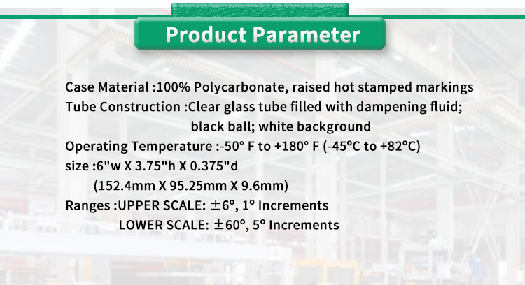 Aluminum Angle Slope Level Indicator with High Sensitivity and 60 Degree Inclinometer