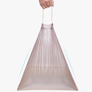 China Drawstring 13 Gallon Garbage Bags , Biodegradable Trash Bags HDPE Material wholesale