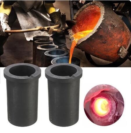 Carbon Product 6kg Graphite Crucible with Customized Bottom Diameter and Square Shape