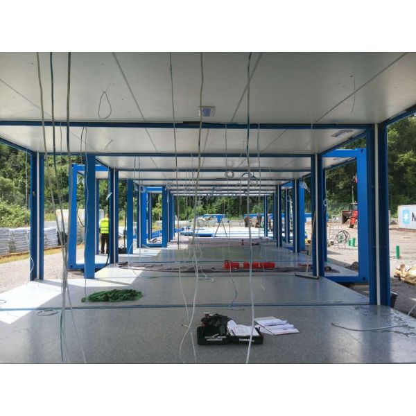 luxury prefab vacation steel structure villa simple villa house elevation designs