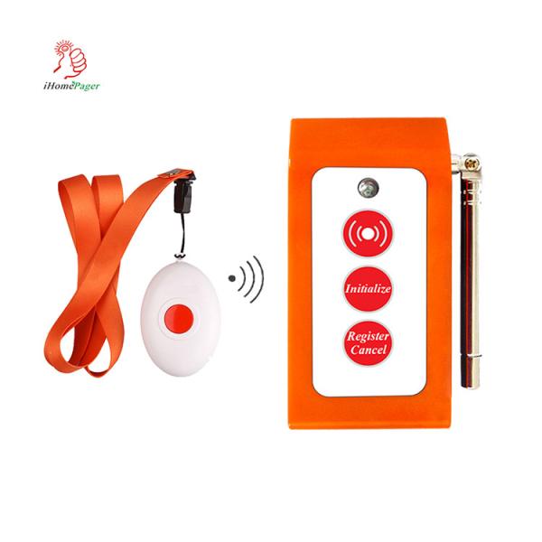 Cheap wireless pager system long accept distance emergency alarm call button for