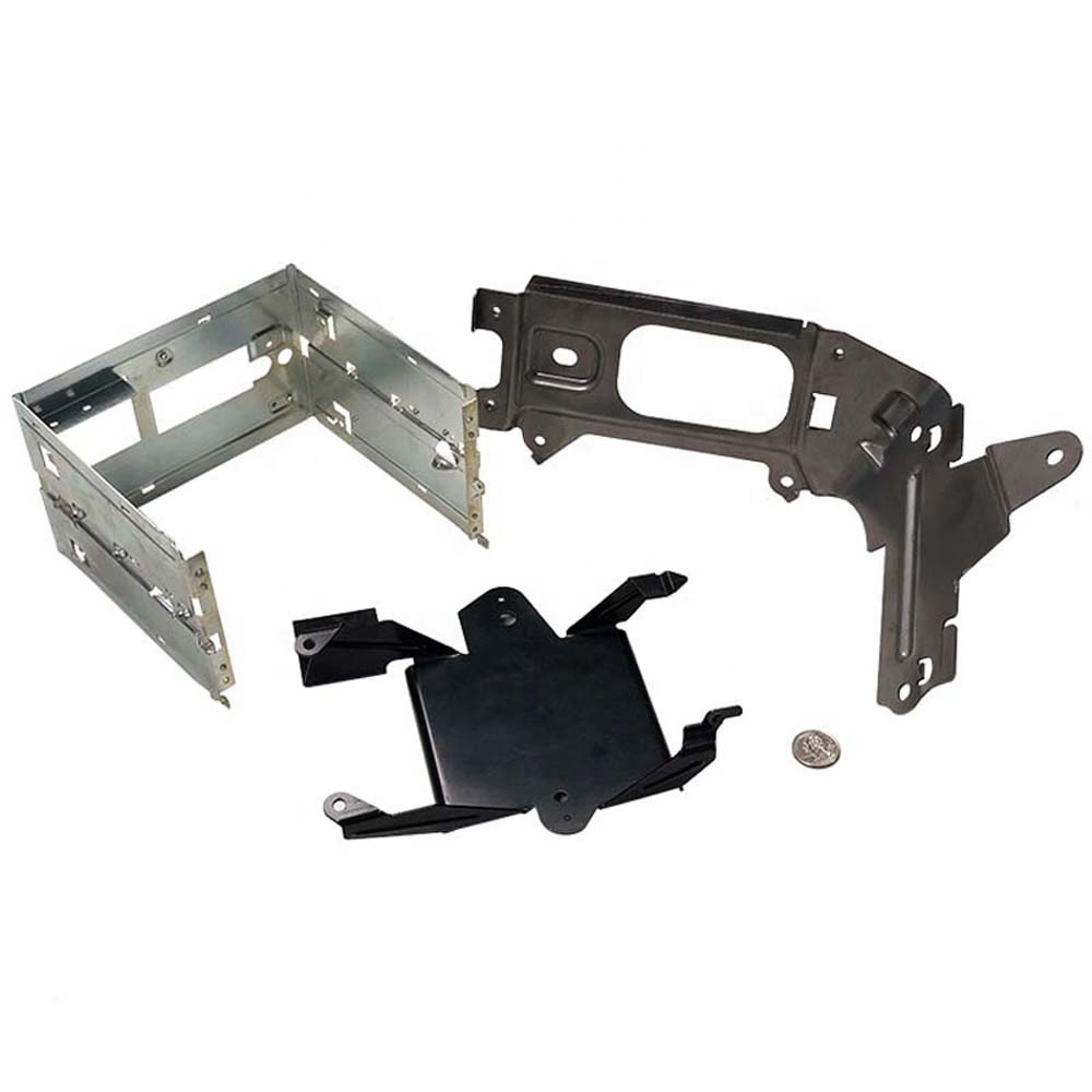 Pressed Metal Fittings Attached to Custom Furniture Cabinets for Black Oxide Coating