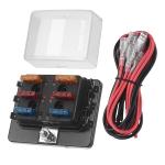 6 Way ATC RV 12V Blade Fuse Blocks With LED Indicator Light