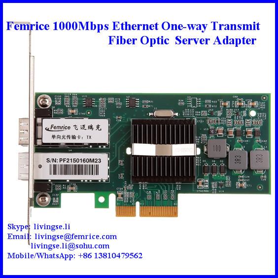 Quality 1000Mbps Ethernt PCI Express x4, Single Transmit Port Server NIC Cards for sale