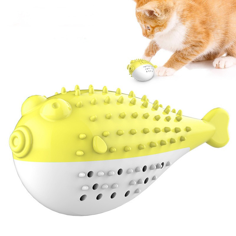 cat toothbrush toy