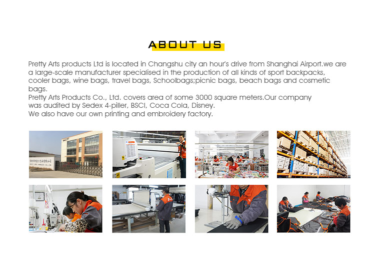 Single Personalized Reusable Shopping Totes , White Shoulder Bag Attached Pouch Foldable