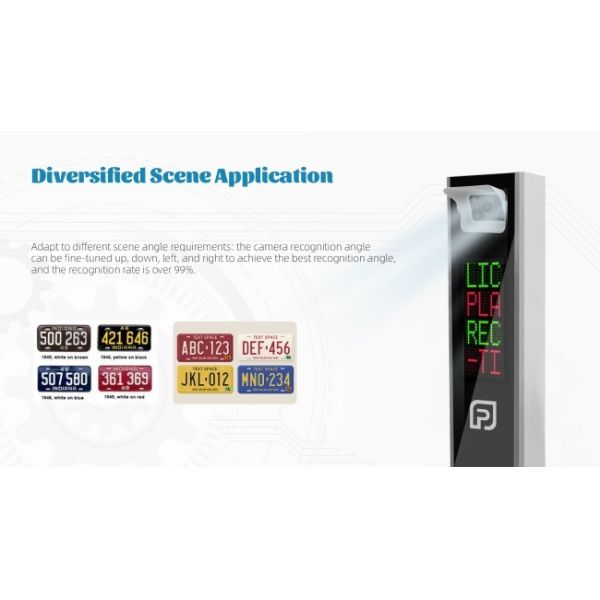 Unattended LPR Parking Controller HD Automated Parking Ticket System