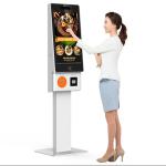 Self Ordering Kiosk With POS Terminal For Restaurant And Store, Fast Food Order