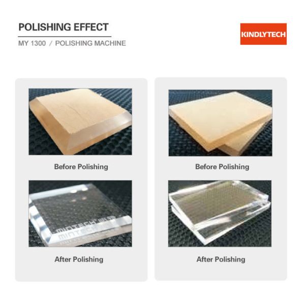 3KW Diamond Edge Polishers , 1m/Min Acrylic Polishing Equipment