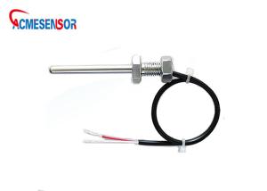 4mm Temperature Sensor Transducer Glass Fiber Temperature Sensor Pt1000 Seamless 304