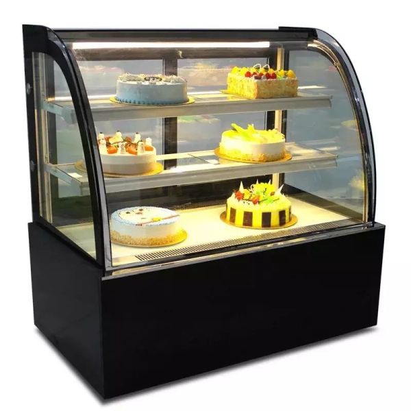 Best supplier commercial upright deep display cake refrigerator showcase for sale