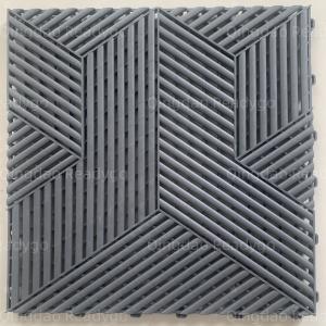 Factory 40*40cm 3D Newgarage floor tiles plastic PP Garage Flooring for workshop