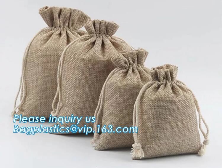 JUTE STORAGE BASKET WITH COTTON ROPE HANDLES,Burlap fabric jute toy storage basket for home storage organization bagease