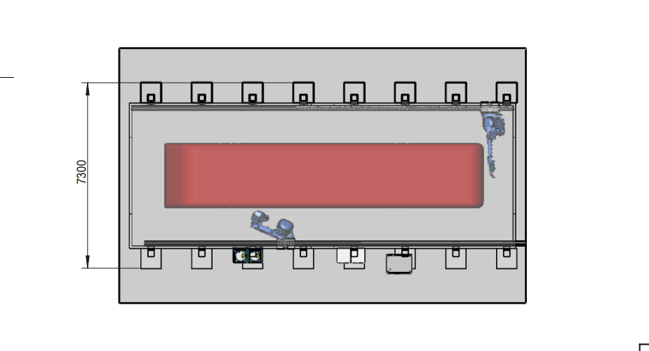 Air Spray Six Axis Automatic Car Painting Machine For Bus Shell