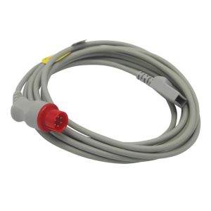 Round Compatible Mindray Transducer Cable 6 Pin To Merit Adapter