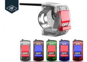 DC 12V Other Motorcycle Parts 2 / 3 Wires Handlebar Switch On Off Button For LED Headlight