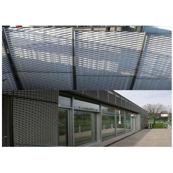 Strech Flatted Expanded Metal Mesh / Grill Wire Mesh 0.3mm - 2mm Thickness