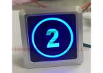 Touchless 500cd/㎡ Fireproof Pc Dc24v Elevator Push Button Switch For Elevator