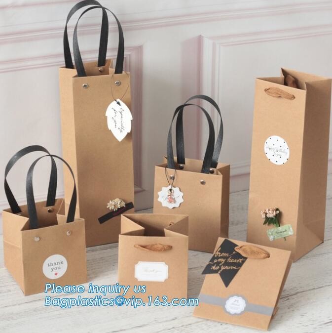 Customized Cut Printed Coated Paper Shopping Bag with Matt Lamination,rope handle custom logo printed white paper bag