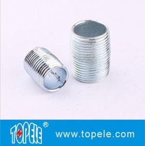 China 1/2" to 2" Carbon Steel Electro Galvanized All Thread Conduit Nipple, RMC / IMC Conduit And Fittings wholesale