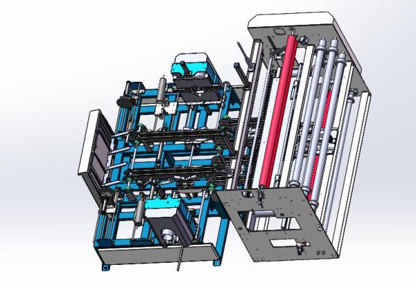 Quality Automatic Fabric Roll Wrapping Machine PE Film Pillow Winding Packing Machine for sale